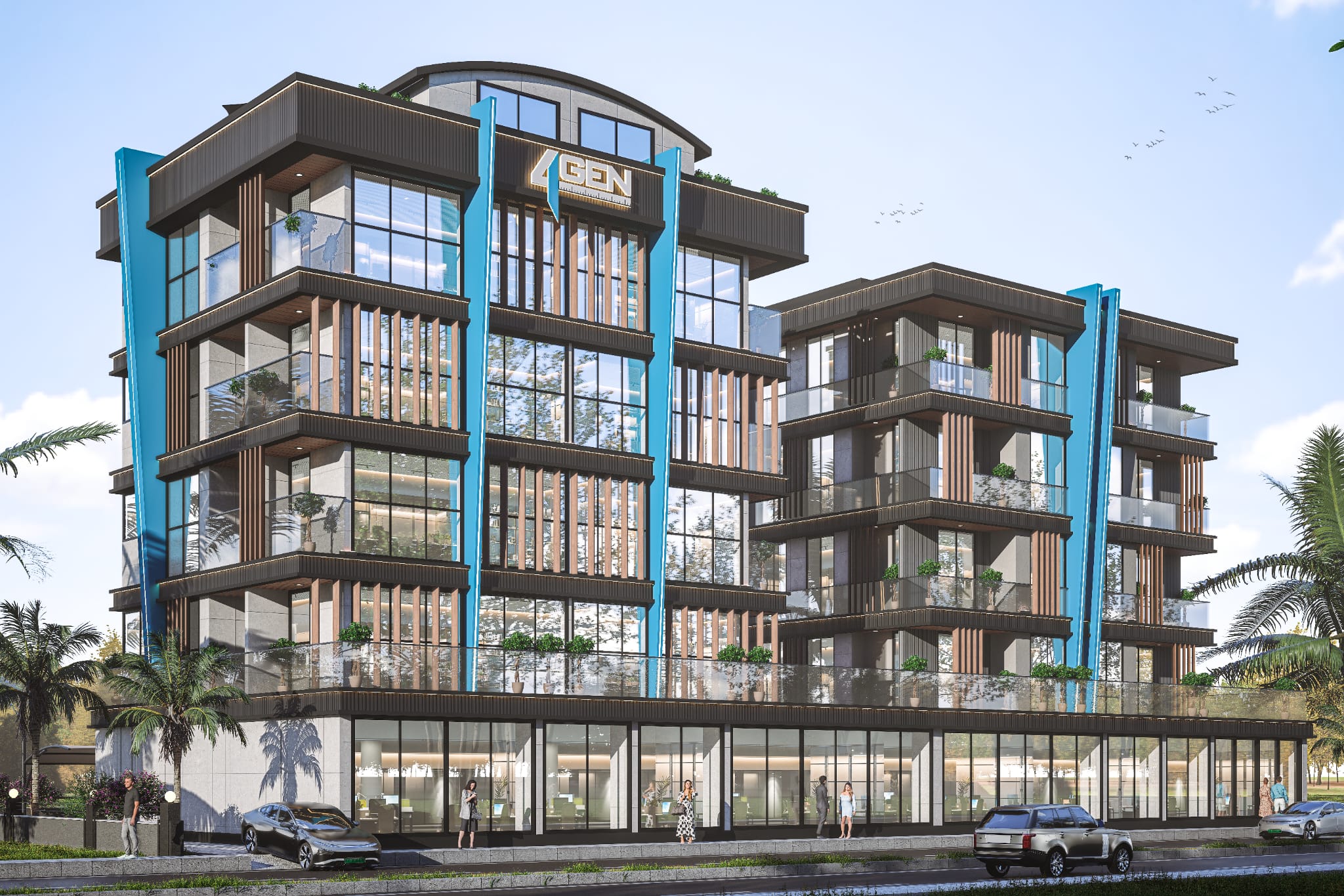 4 Gen Business Center – Satılık Orta Yol Cephe, 59 m²